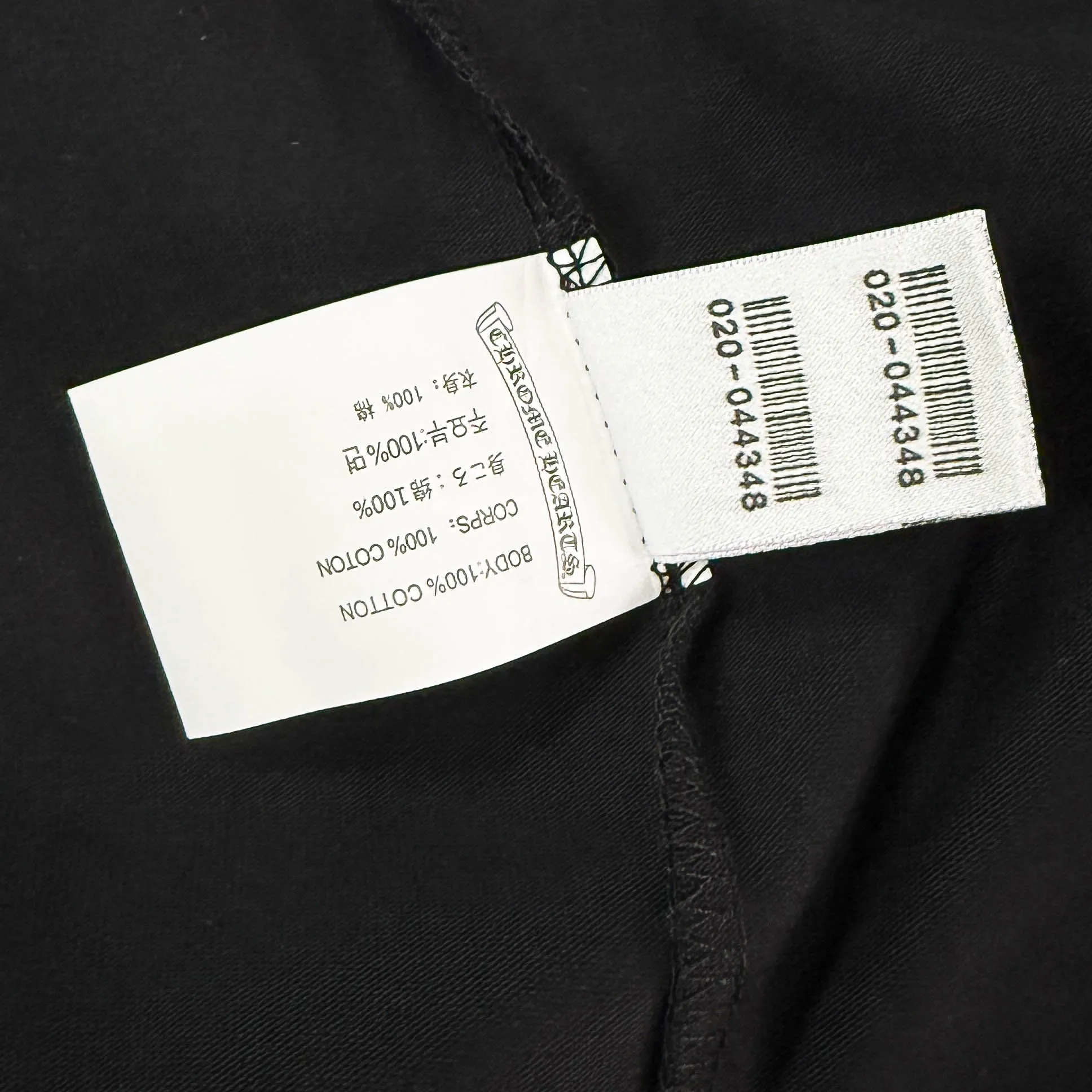 P180 Chrome hearts 25 high version fabrics made of 300 grams of high-density cotton, no deformation, no shrinkage, complete with three labels, same style for men and women, process; printing + denim patch embroidery process + original metal label Color: black white khaki SIZE: S-XL